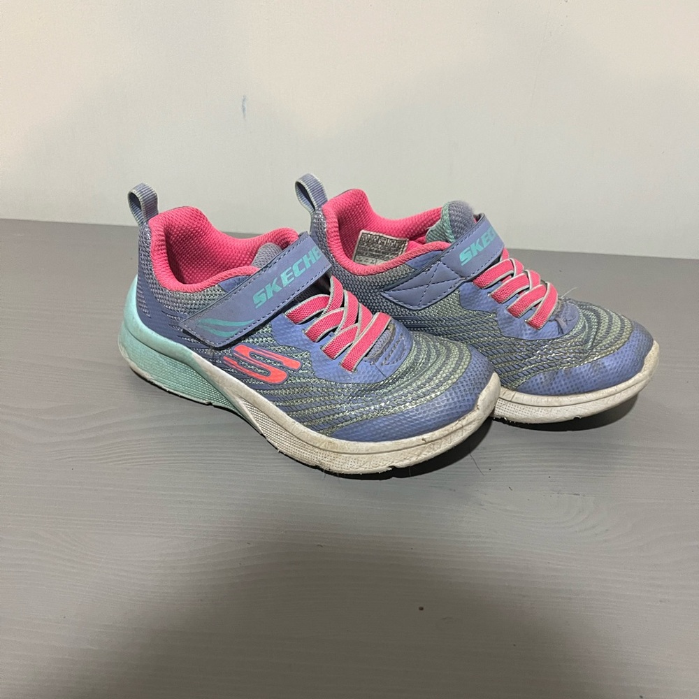 Skechers Kids' Blue and Pink Sneakers